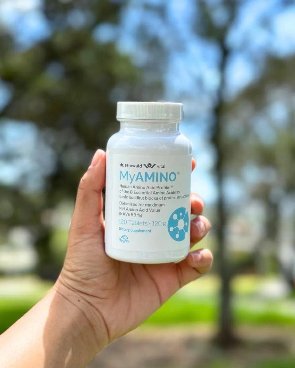 Holding MyAmino Product